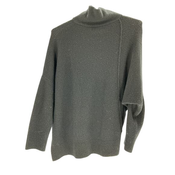 Allsaints Lock Black Wool Mock Neck Sweater Size XS - Picture 3 of 4